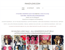 Tablet Screenshot of pamzylove.com